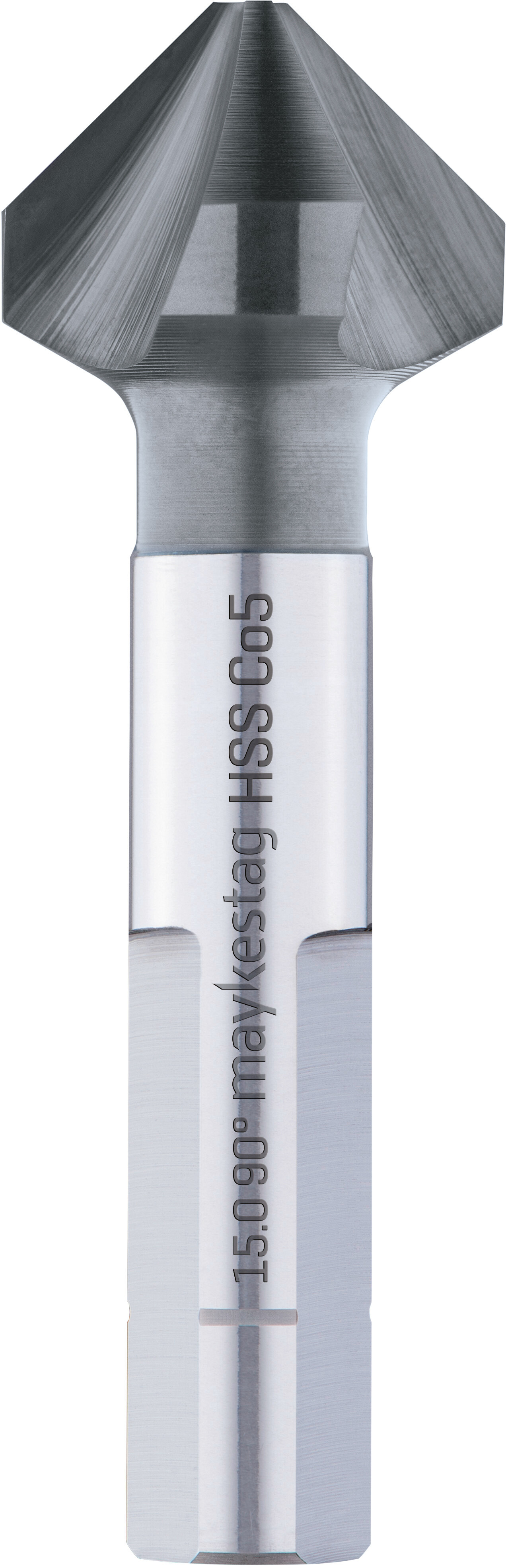 HSS Cobalt Kegelsenker, 3-Flächenschaft, ungleiche Teilung,
DIN 335 C, 90°