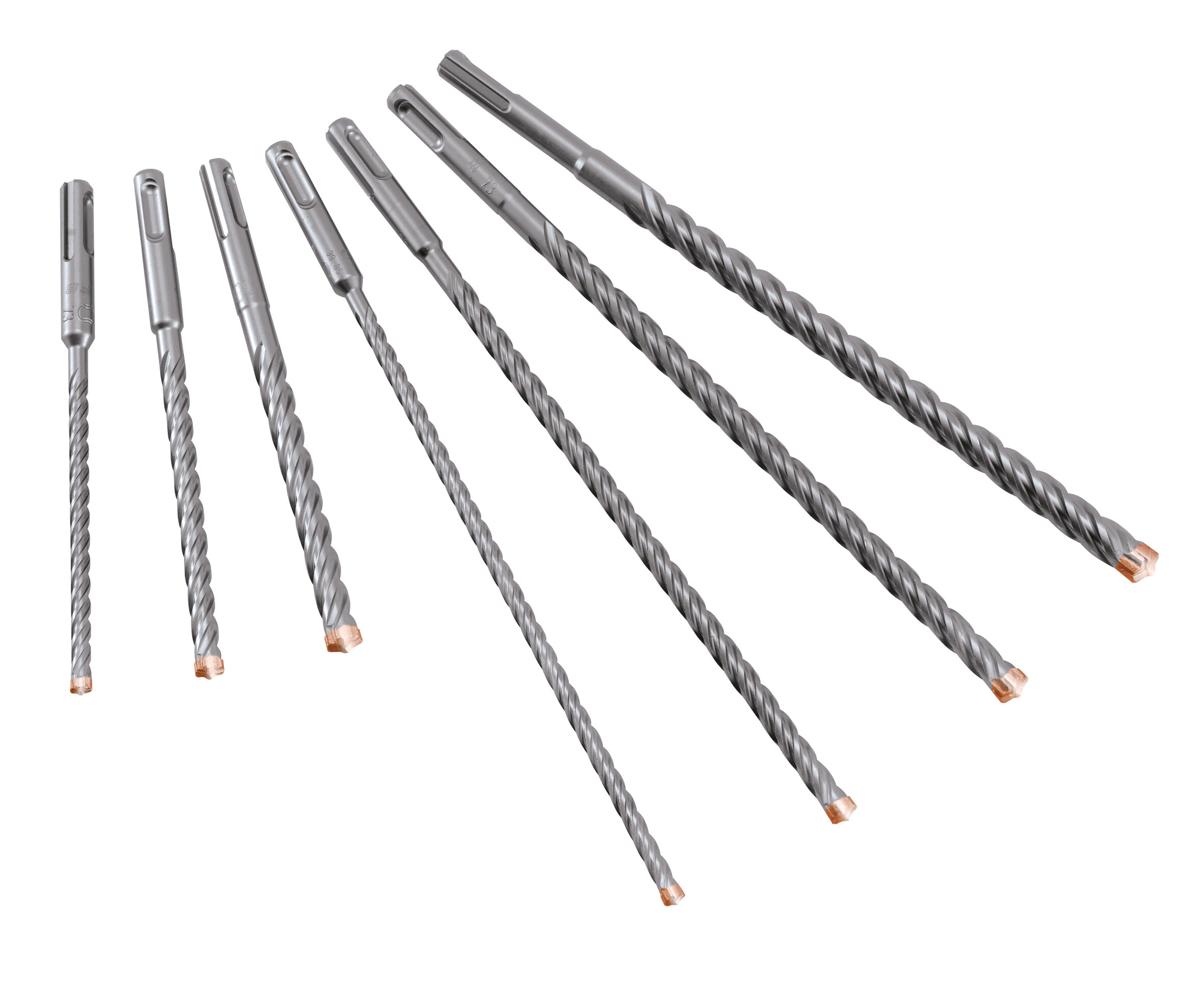 „F8“, SDS-plus Hammerbohrer, 4 Schneiden, L2=400 - SET