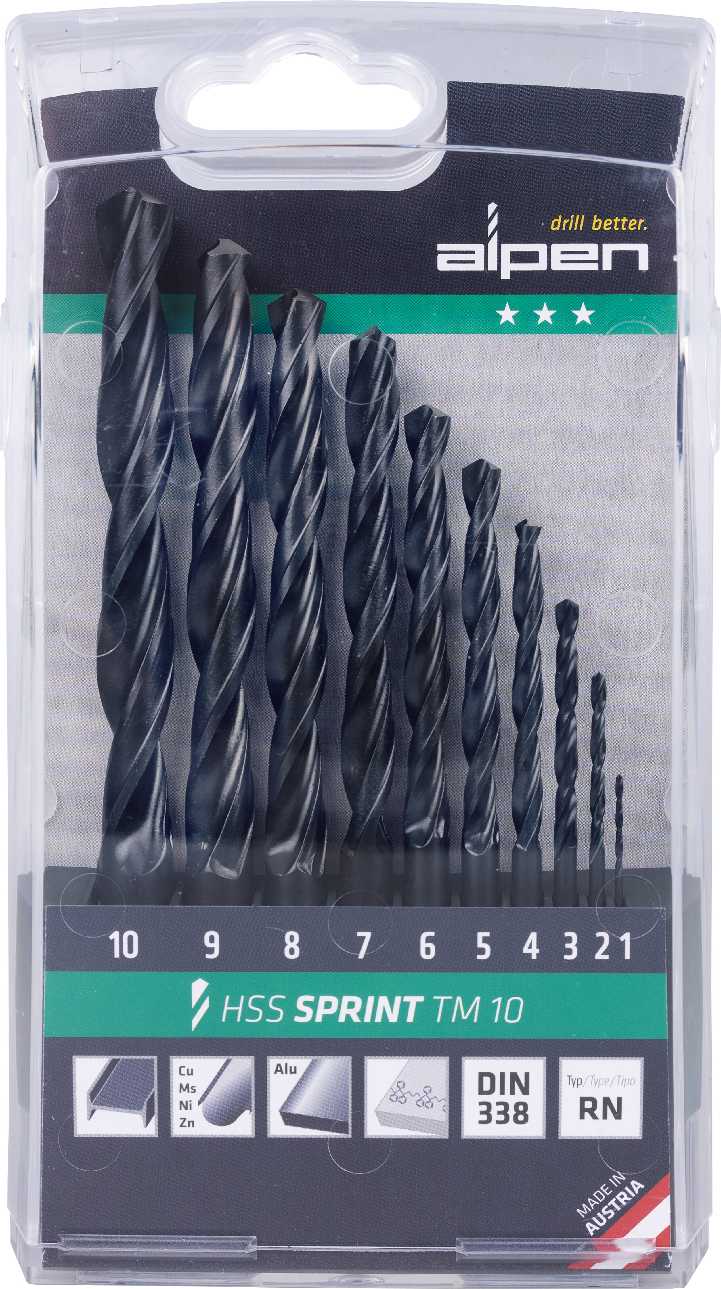 Alpen TM 10 HSS 1-10x1,0