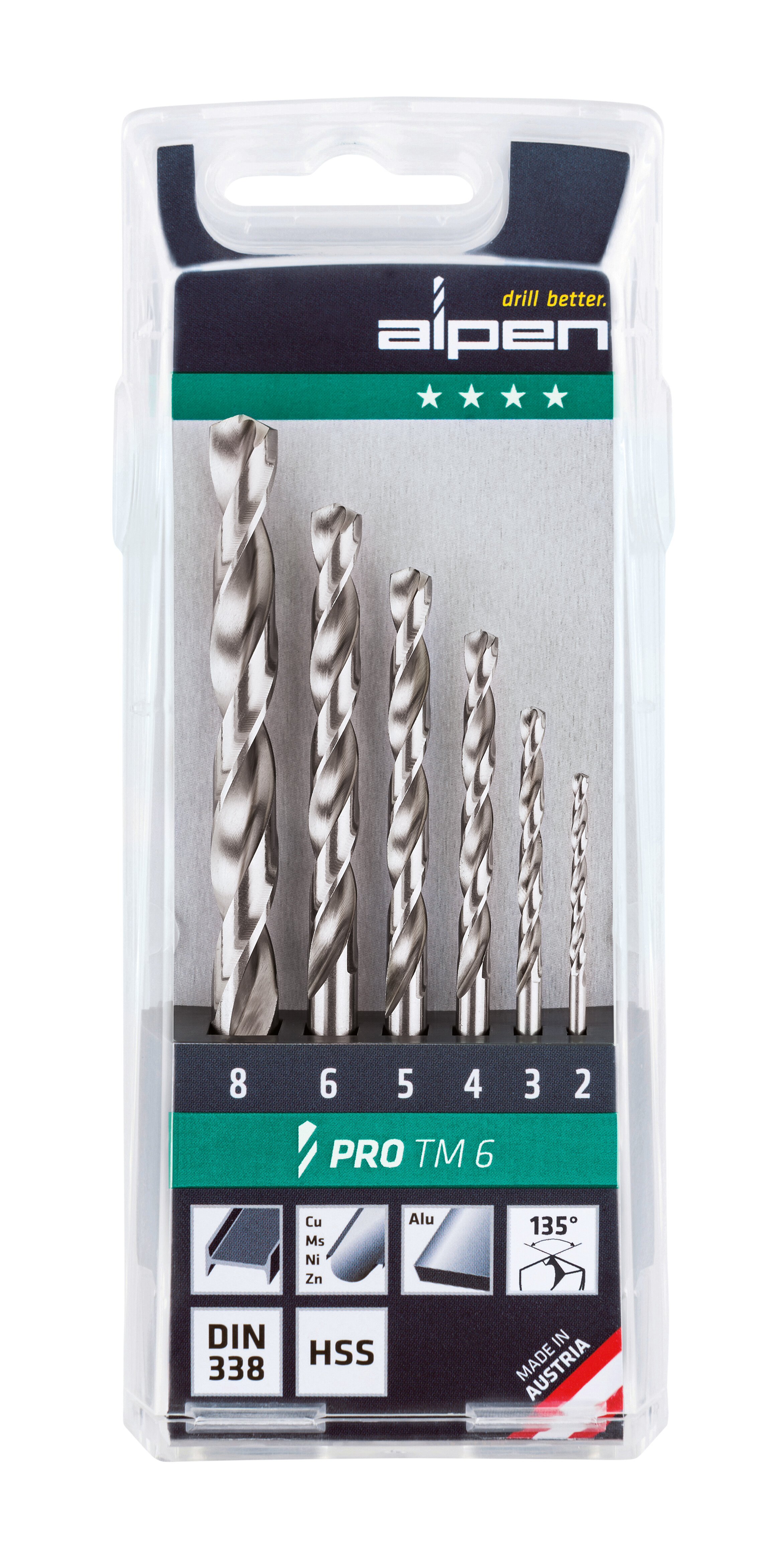 ALPEN Pro TM6 6-tlg. 2-3-4-5-6-8